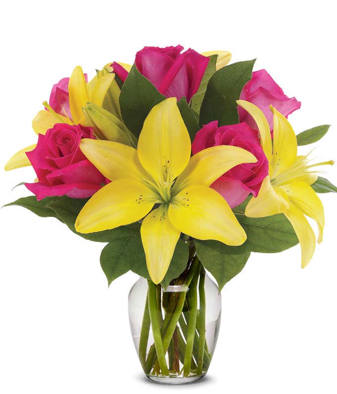 Rose and Lily Lemonade Bouquet