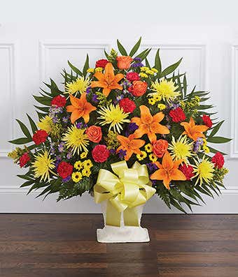 Multicolor Bright Sympathy Floor Basket