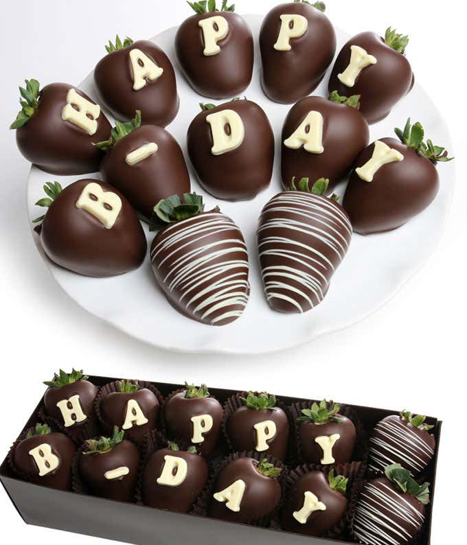 BIRTHDAY Chocolate Covered Strawberry BerryGram 