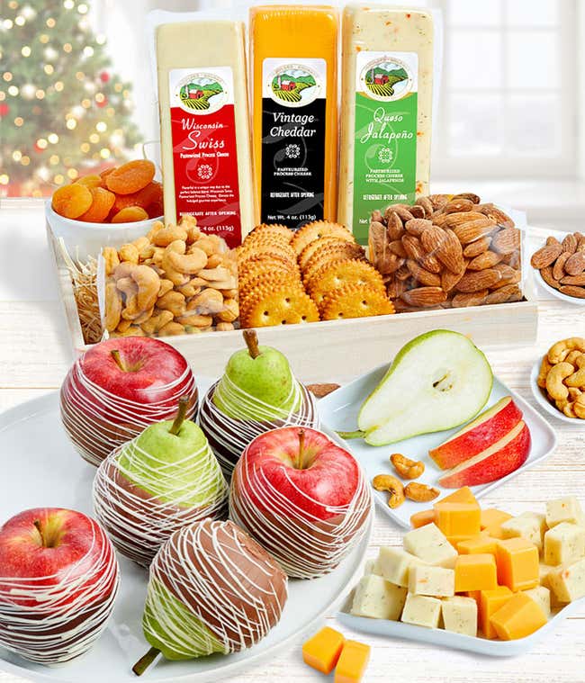 Ultimate Fruit,&nbsp;Cheese, Crackers, &amp; Nuts Tray