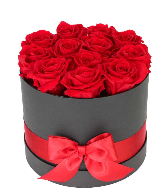 Luxury Preserved Red Roses