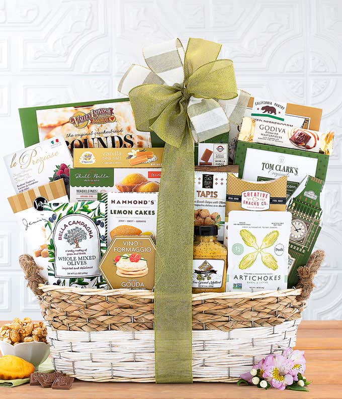 Gourmet Delights Deli & Sweets Basket