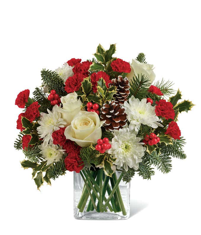 Christmas Holly Hug Bouquet